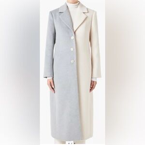 Endless Rose - Colorblock Maxi Color trench coat. Size Small NWT